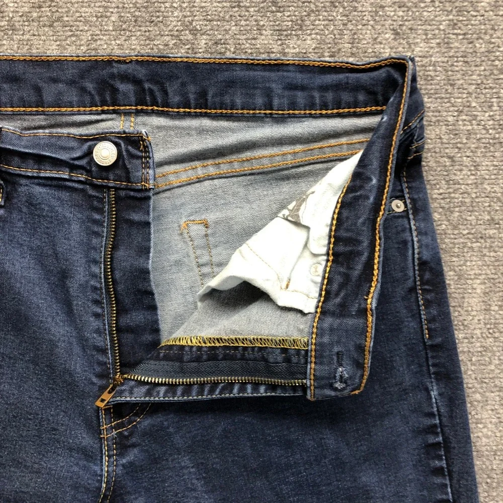 Levis 511 Slim Fit Jeans Mens 36x32 Dark Wash Blue Denim Pants